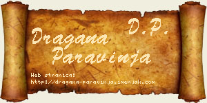 Dragana Paravinja vizit kartica
